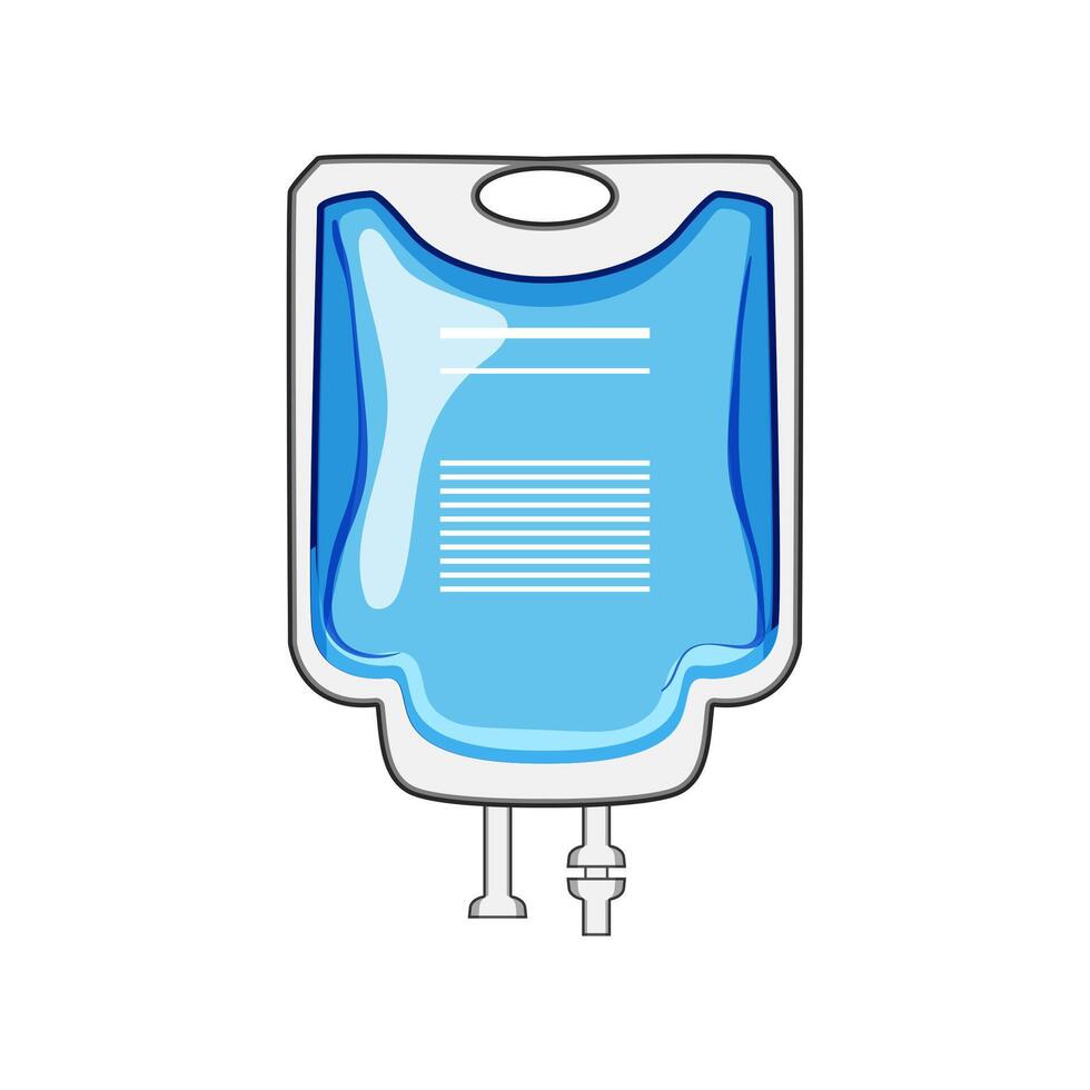 solution-iv-fluid-bag-cartoon-illustration-vector